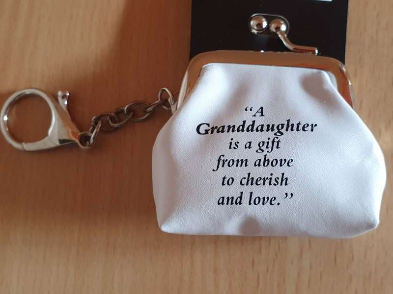 A Granddaughter Coin Purse/Keyring/Keychain (New condition)