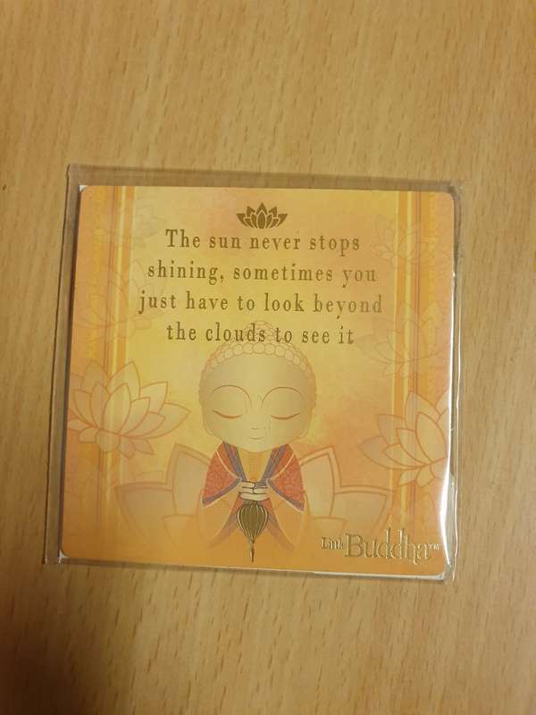 Fridge Magnet - The sun never stops shining, sometimes you just have to look beyond the clouds