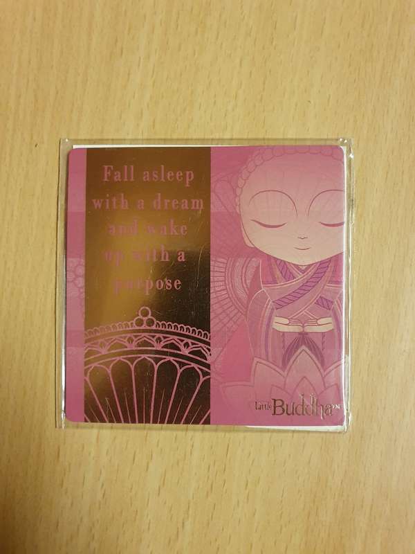 Fridge Magnet - Fall asleep with a dream and wake up with a purpose