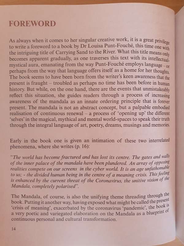 Carrying Sand to The River:Louisa Punt-Fouche (Paperback)