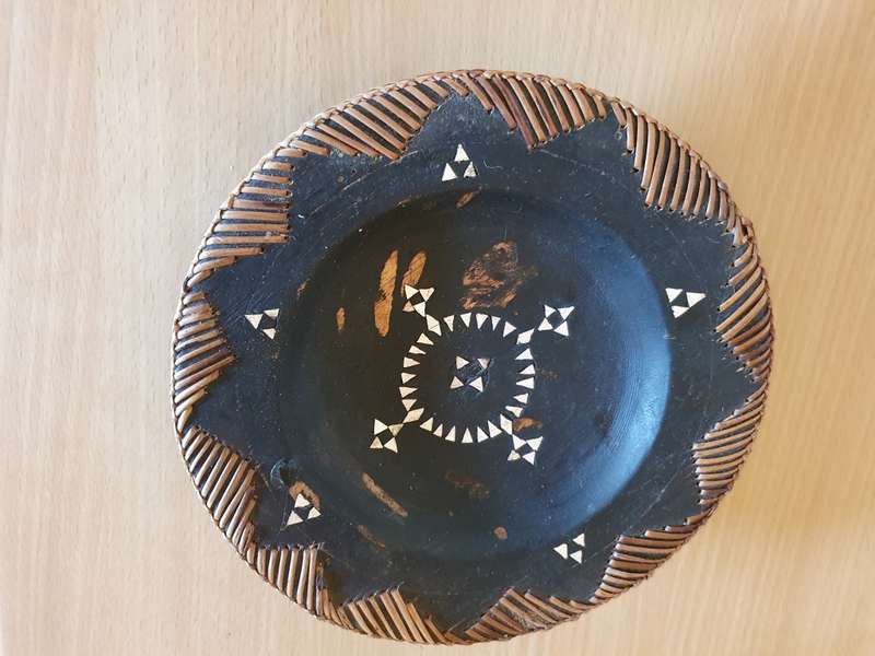 Round Wooden Wall Plate - width 20cm