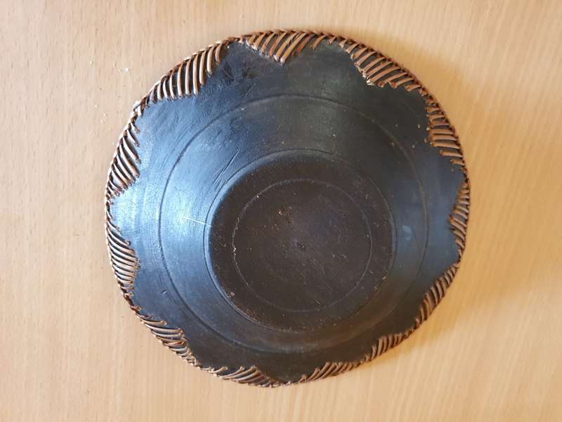 Round Wooden Wall Plate - width 20cm