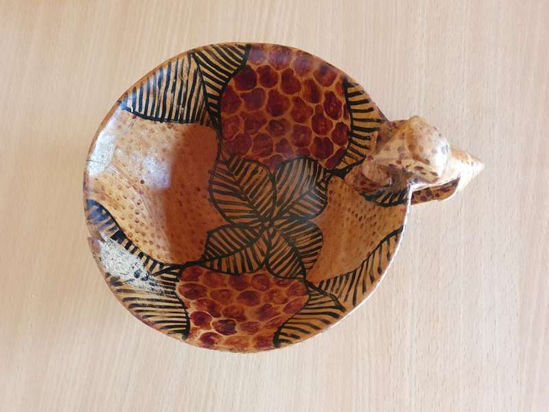 Wooden Bowl - width 17cm height 8cm