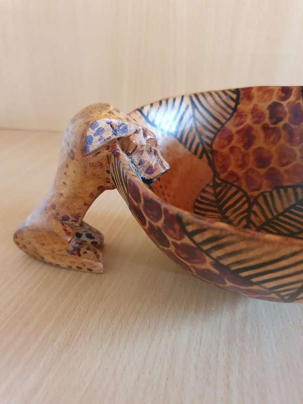 Wooden Bowl - width 17cm height 8cm