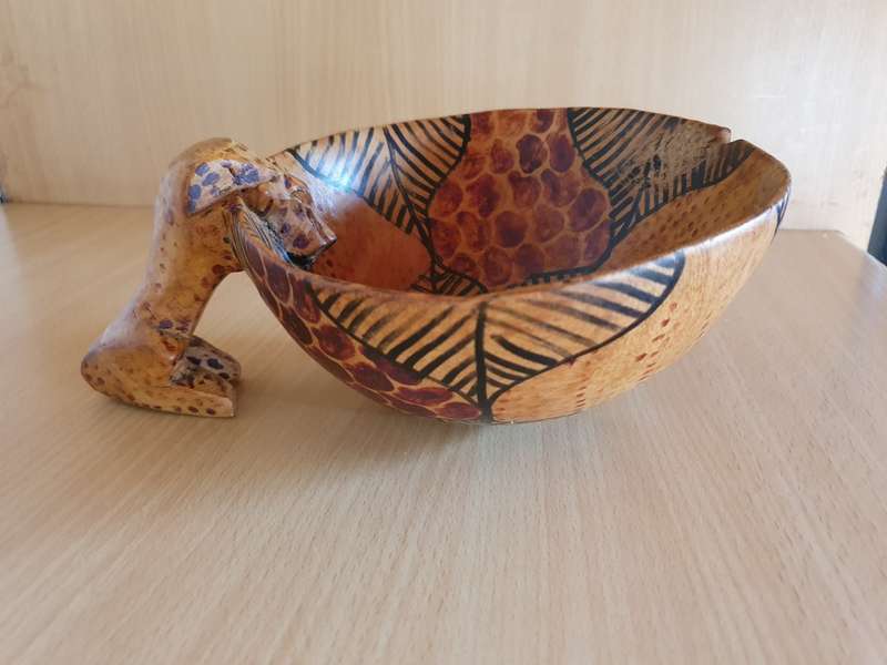 Wooden Bowl - width 17cm height 8cm