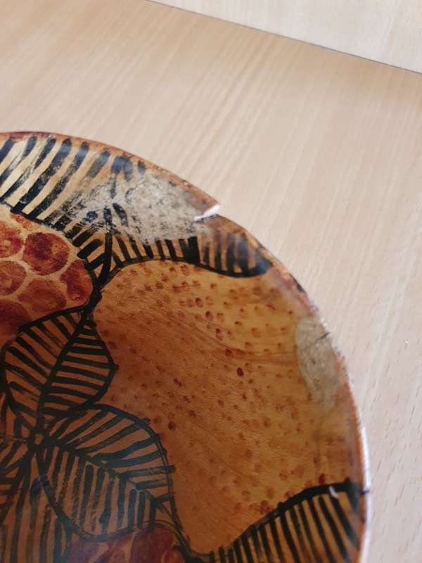 Wooden Bowl - width 17cm height 8cm