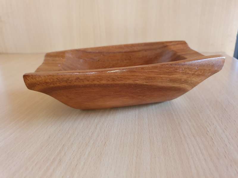 Wooden bowl - 18cm x 10cm height 6cm