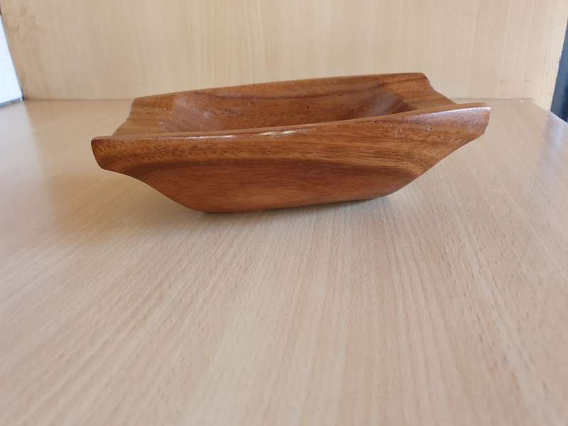 Wooden bowl - 18cm x 10cm height 6cm