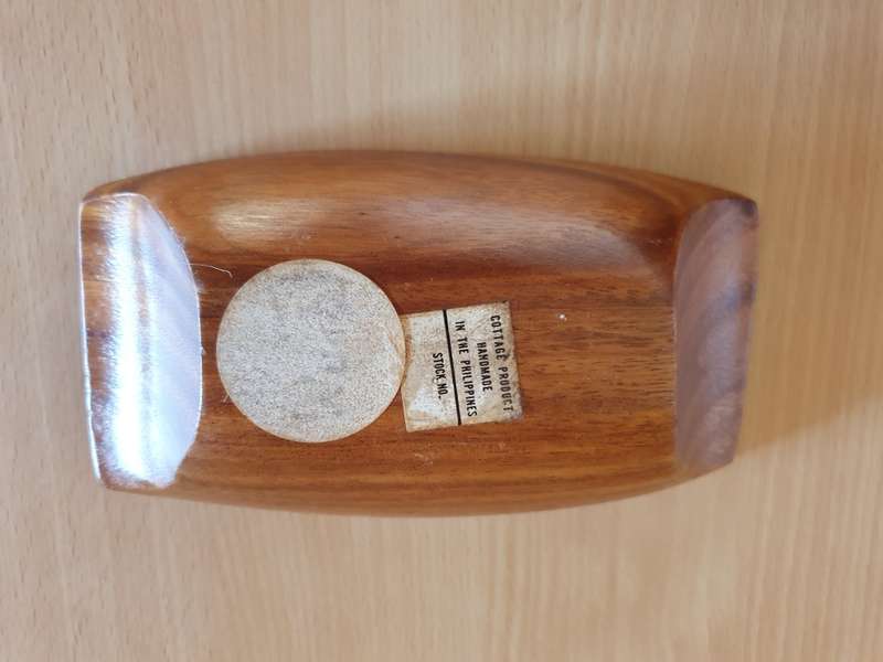 Wooden bowl - 18cm x 10cm height 6cm