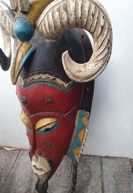 Carved Wooden African Mask