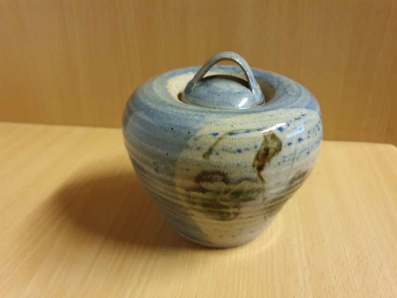 Lidded Pottery Jar