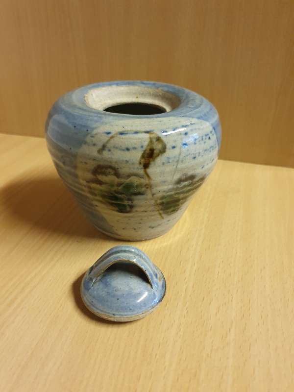 Lidded Pottery Jar