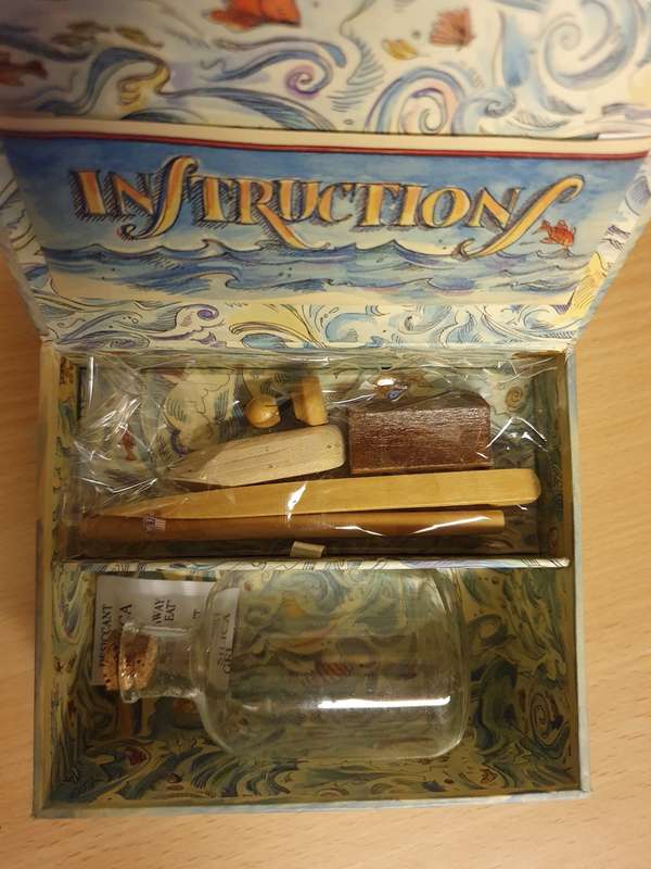 Boxed Boat in a Bottle Kit