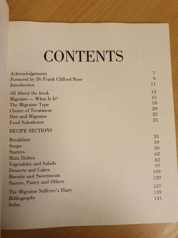Migraine - Useful advice and practical self-help tips plus 100 recipes which eliminate the migraine