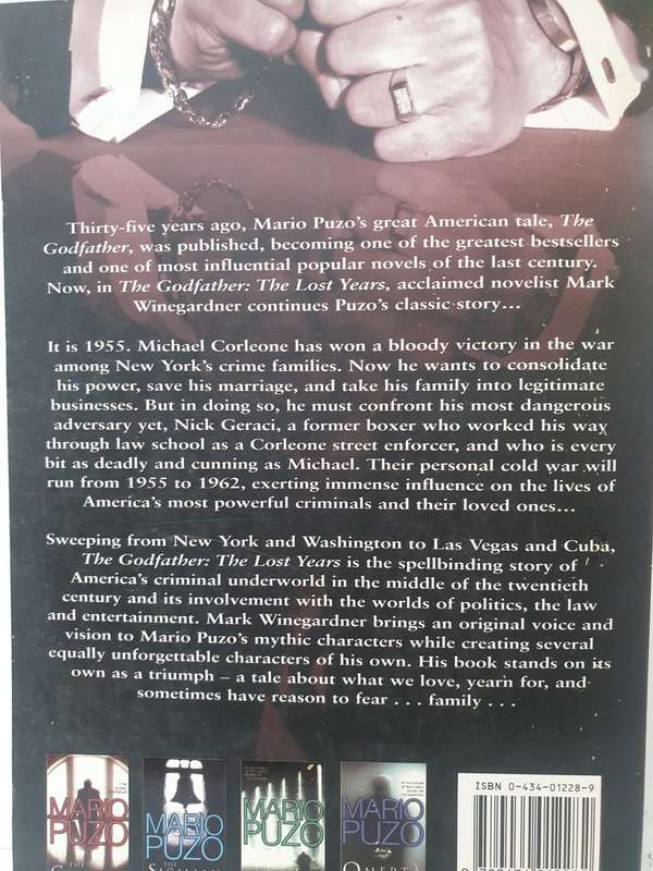 Mario Puzo`s The Godfather - The Lost Years : Mark Winegardner  (Paperback)