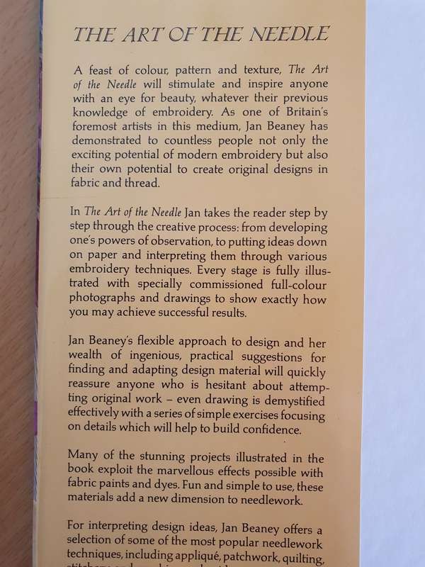 The Art of the Needle - Designing in Fabric and Thread: Jan Beaney (Hardcover)