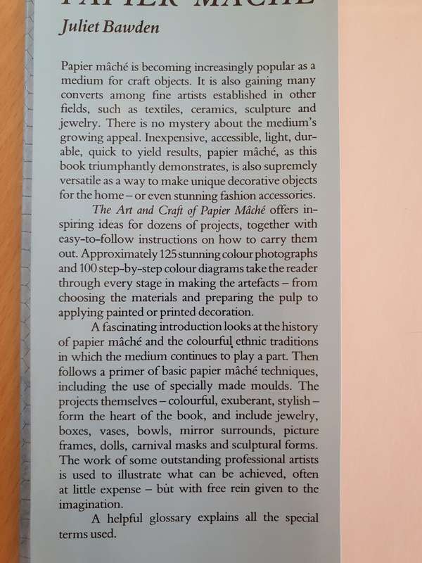 The Art and Craft of Papier Mache (Hardcover)