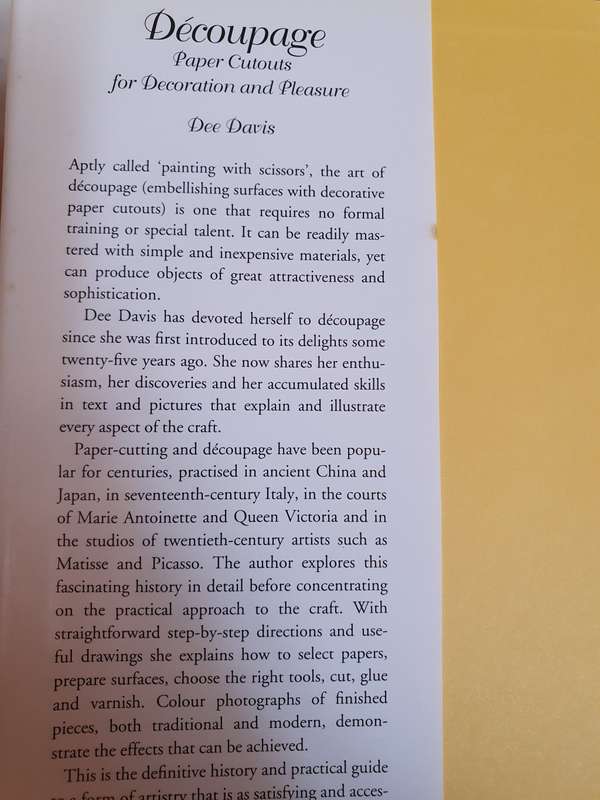 Decoupage : Dee Davis (Hardcover)