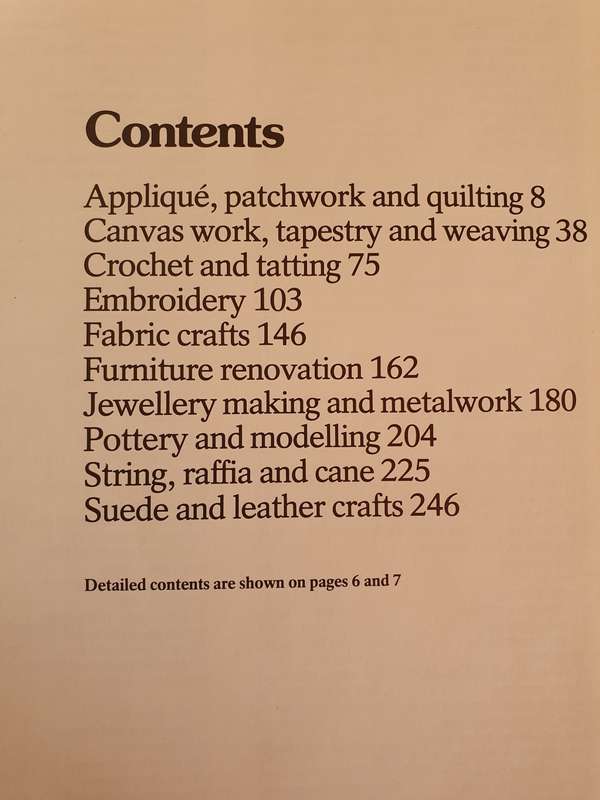 The Encyclopedia of Crafts - Applique, Patchwork, Pottery, Clay Modelling, Quilting, Leather Work