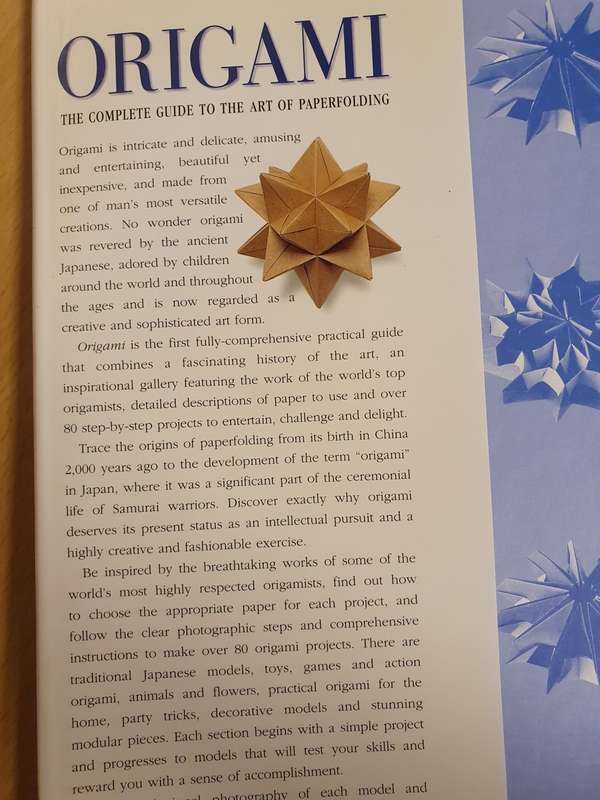 Origami - The Complete Guide to The Art of Paperfolding :Rick Beech (Hardcover)