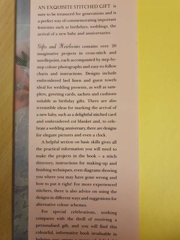 Gifts & Heirlooms in Cross-Stitch & Needlepoint (Over 20 Beautiful Projects to Treasure) Hardcover