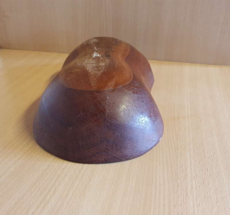 Shaped Wooden Bowl - 30cm x 17cm height 8cm