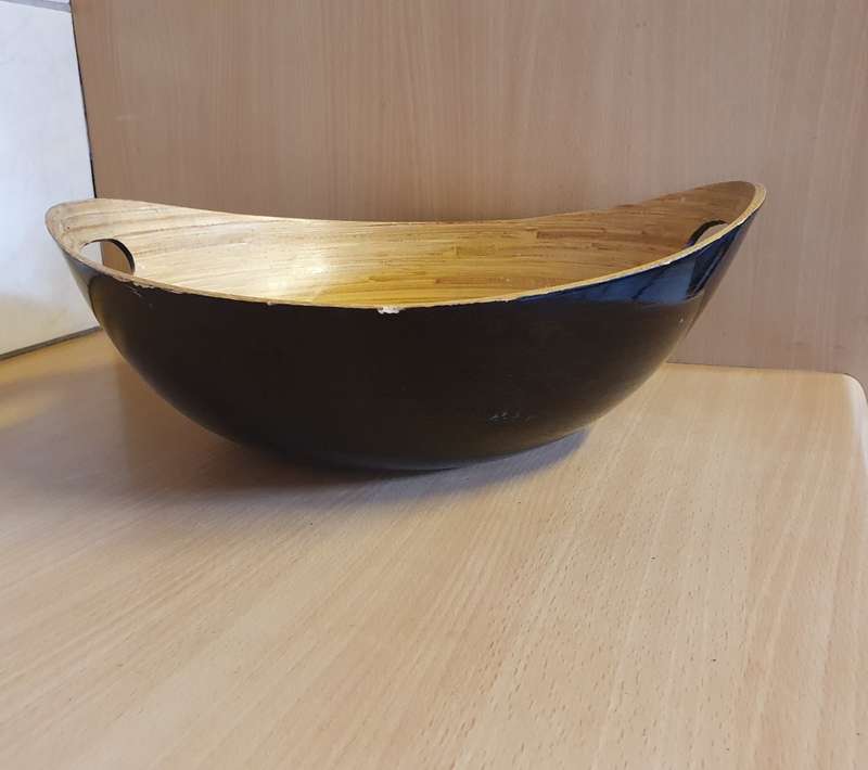 Oval Salad Bowl - Made in Vietnam (35cmx 32cm height 10cm)