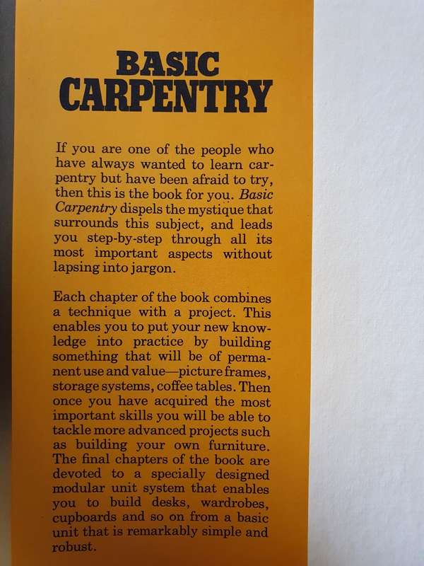 Basic Carpentry - Money Saving Projects for the Beginner (Hardcover)