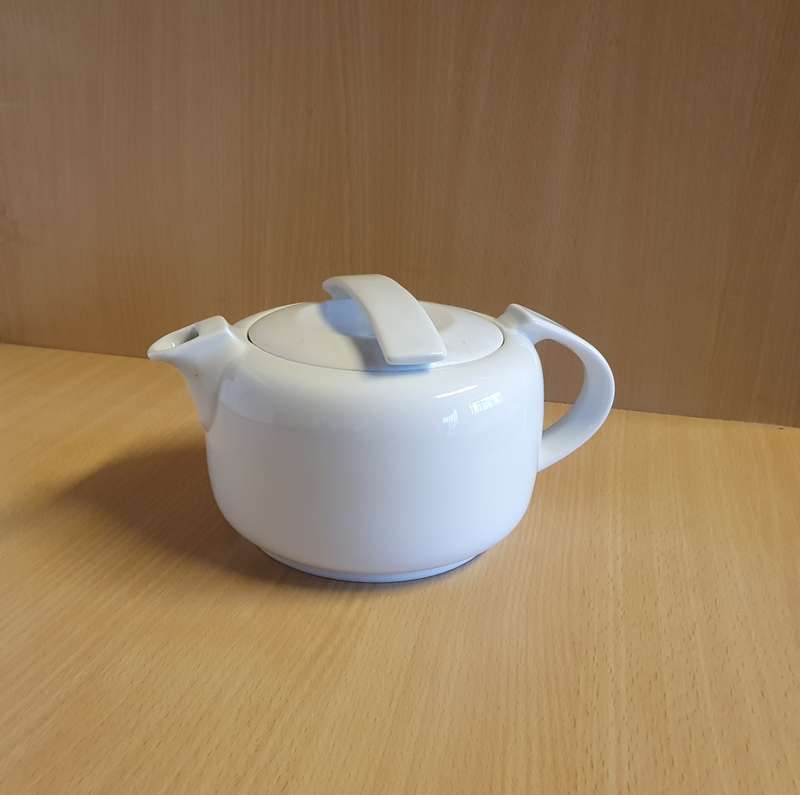 White Royal Avon Fine Porcelain Teapot. size: height 10cm width 17cm