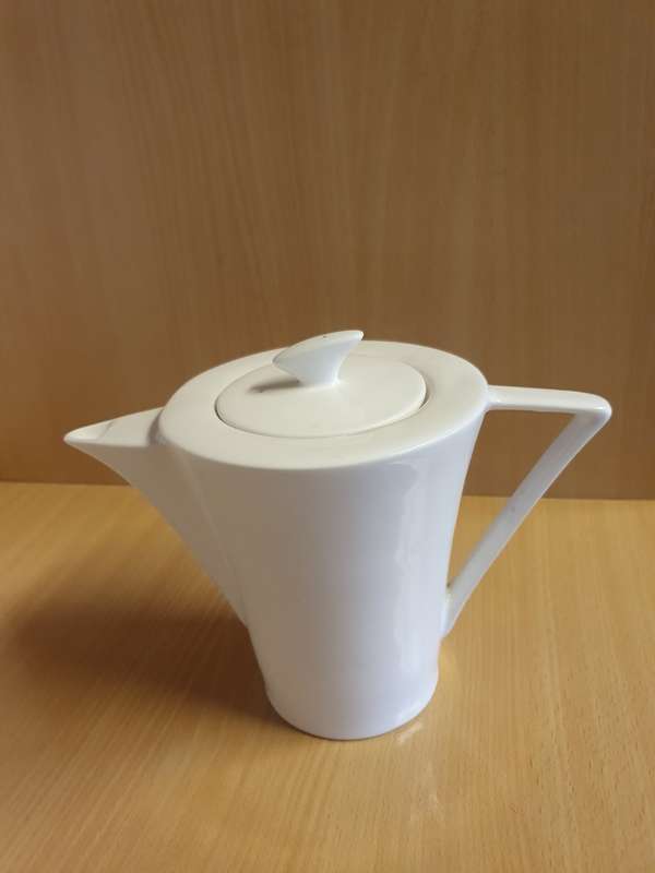 White Porcelain Teapot