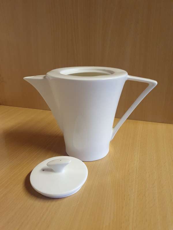 White Porcelain Teapot