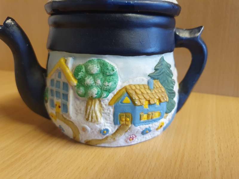 House Figurine Coffee Pot