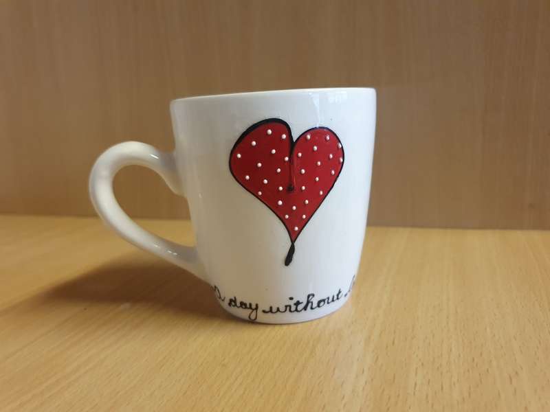 Set of 2 Urchin Art Coffee Mugs
