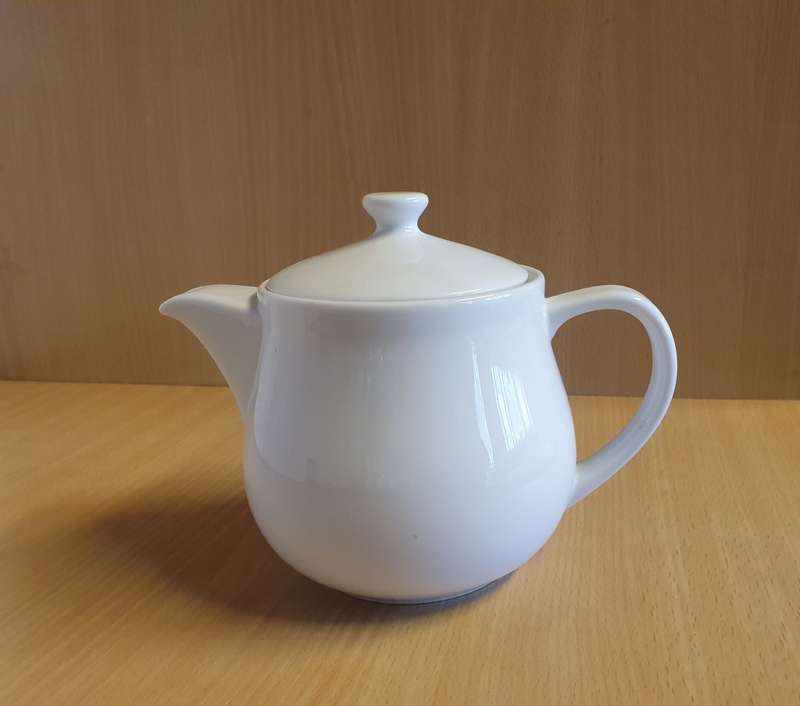 White Porcelain Teapot