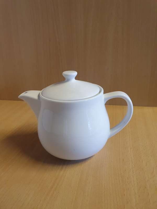 White Porcelain Teapot