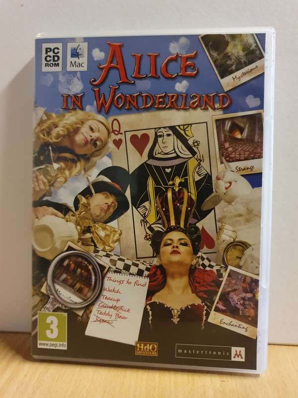 PC CD ROM Alice in Wonderland