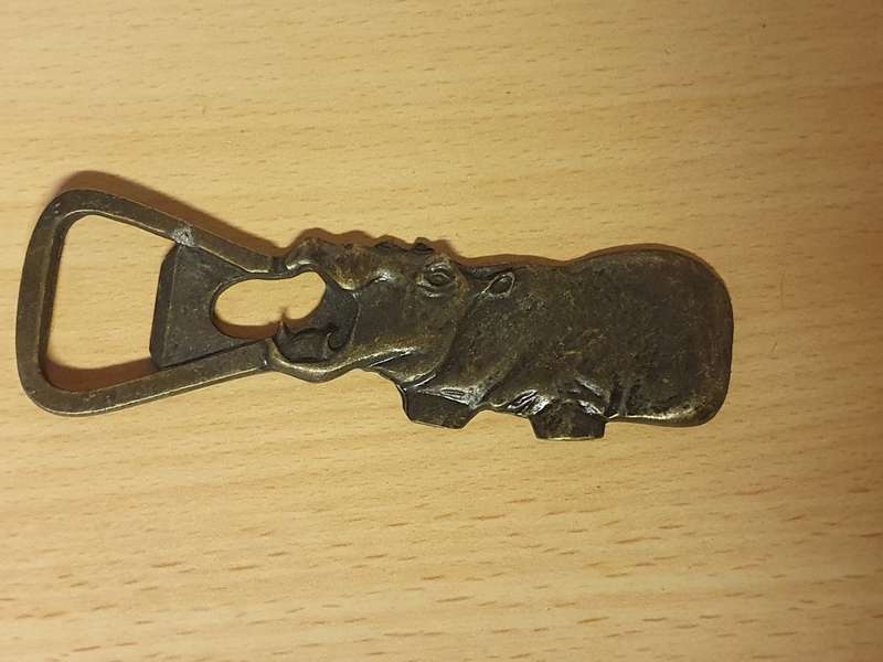 Metal Hippo Bottle Opener