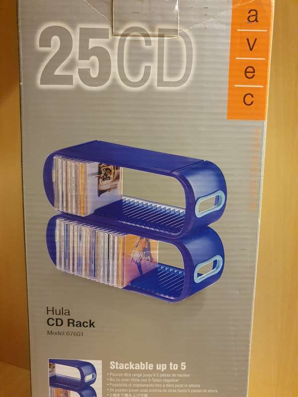 AVEC 25 CD Holder/Storage Organiser