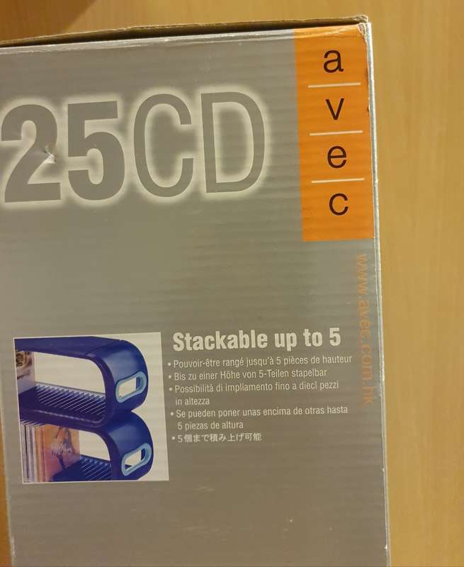 AVEC 25 CD Holder/Storage Organiser
