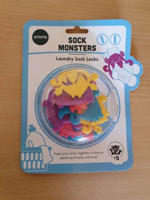 Sock Monsters - Laundry Sock Locks