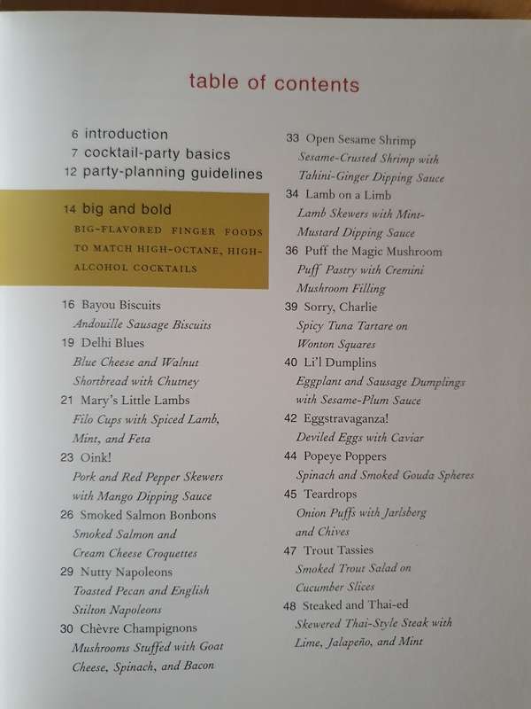 Cocktail Food - 50 finger foods with attitude: Mary Corpening Barber & Lara Corpening Whiteford