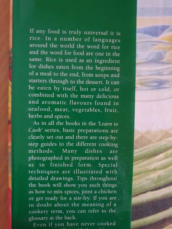 Learn to Cook - Rice: Anne Chapman  (Hardcover)