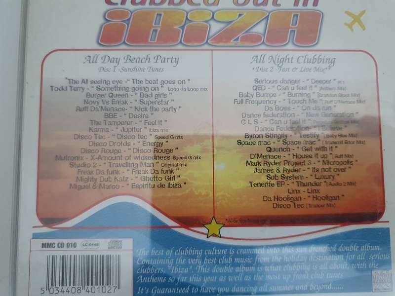 Clubbed out in iBiza - CD