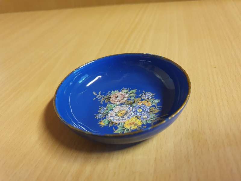 Small Round Cloisonne Pin Dish - width 7cm