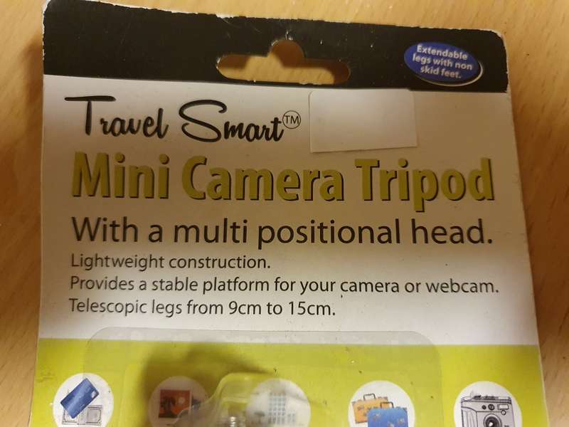 Travel Smart- Mini Camera Tripod