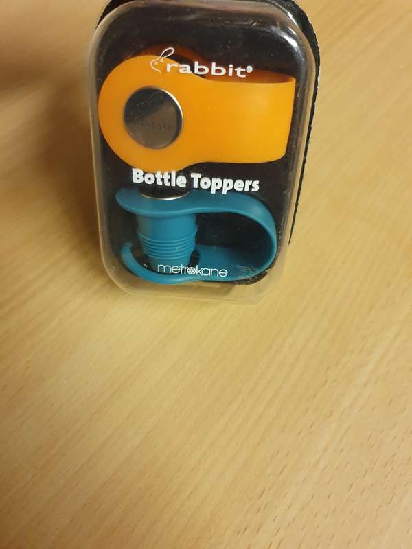 Metrokane Rabbit Bottleneck Bottle Toppers