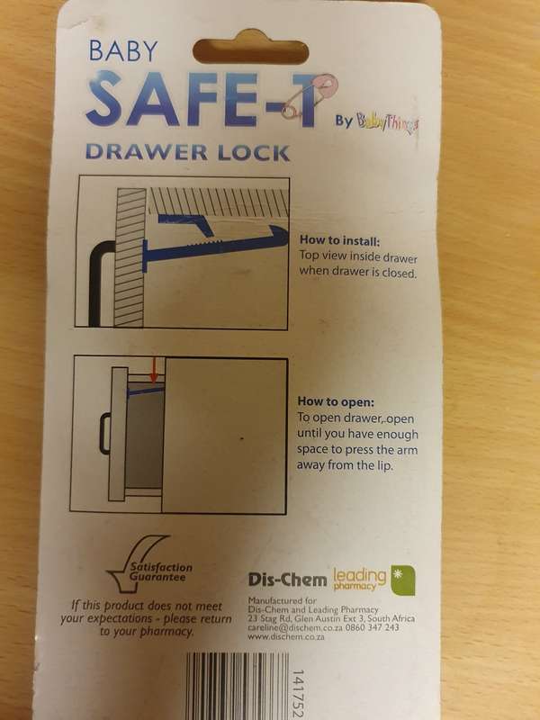 Baby Safe-T Drawer Lock