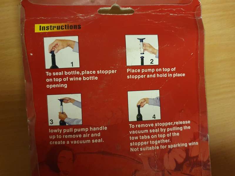 Wine Bottle Vacuum Sealer