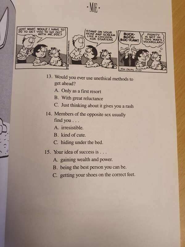Garfield - The Me Book (Paperback)