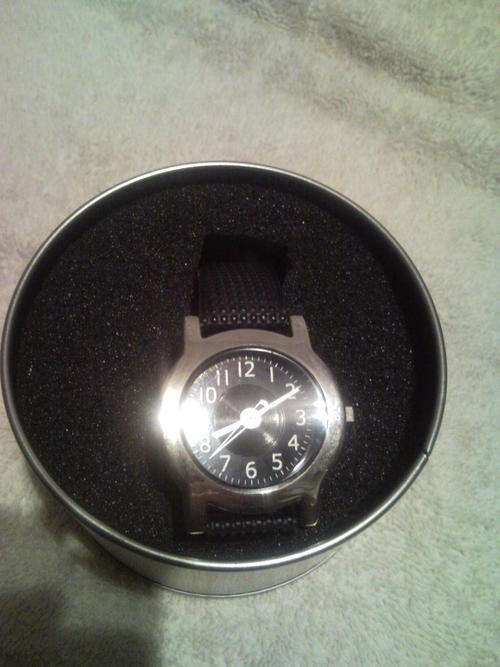 WATCH FOR MAN BLACK & SILVER FROM HONEY